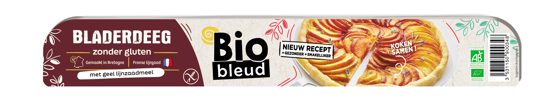 Biobleud Pâte feuilletée sans gluten bio 250g
